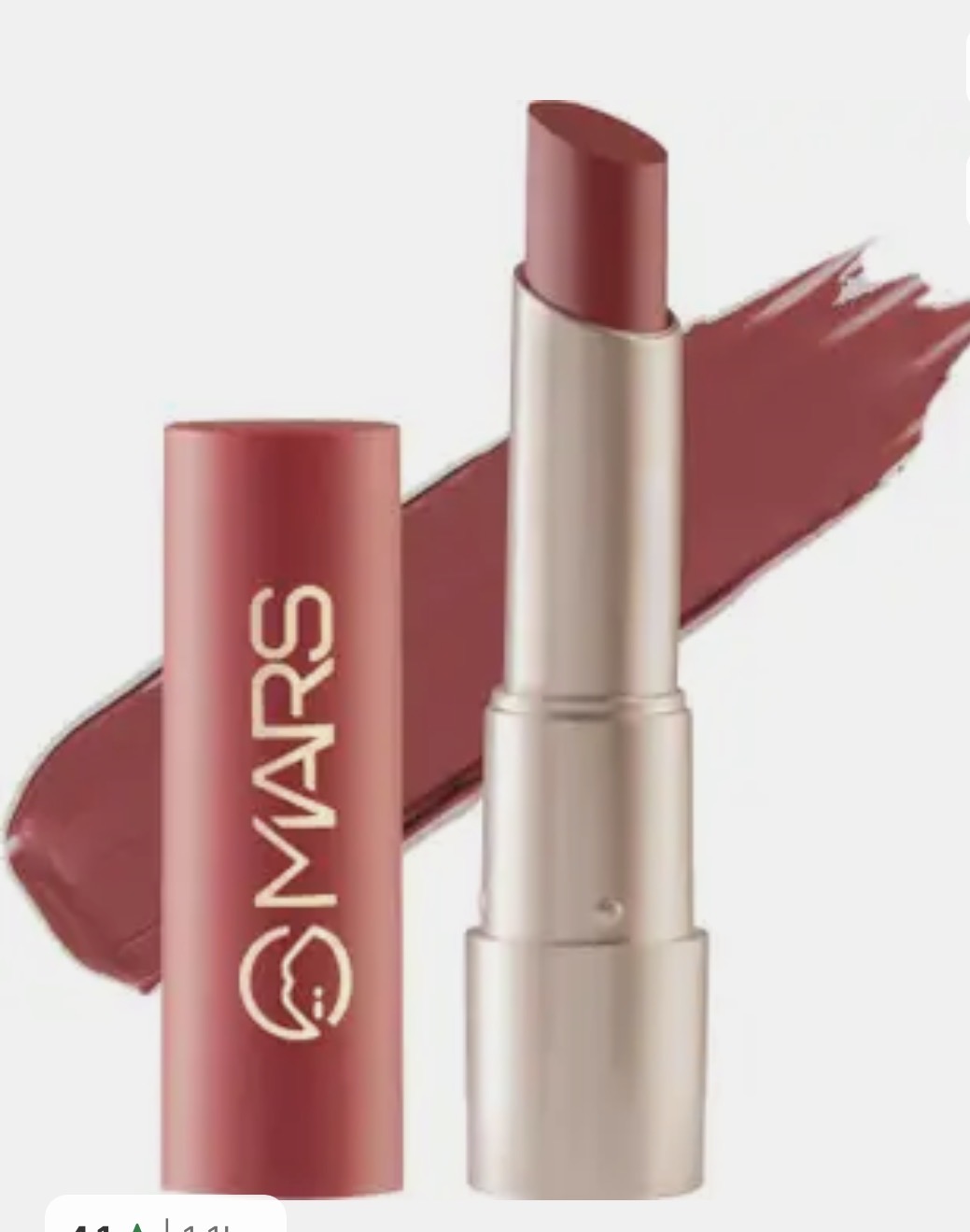 MARS Creamy Matte Long Lasting Lipstick for Women | Creamy Lipstick | Single Swipe Application | Smooth & Light Weight (3.2 gm) (12-Khoobsurat Kuchipudi)